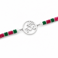 Mashha 925 Silver Om Bandhan Rakhi Mashha