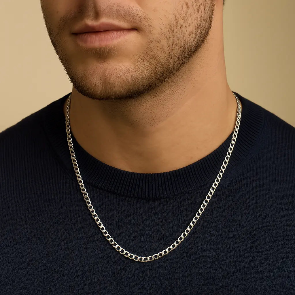 Mashha 925 Silver Regal Link Chain Mashha