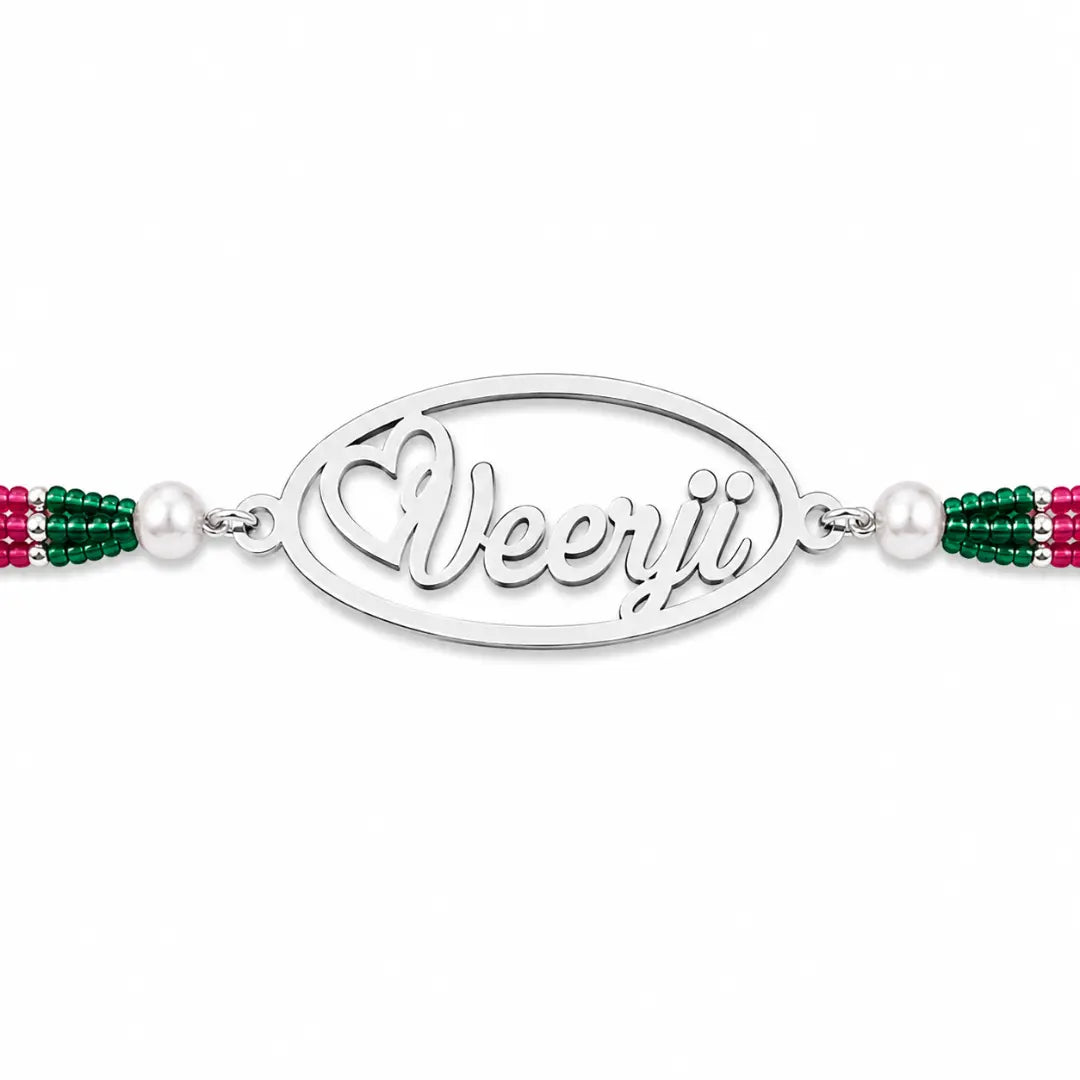 Mashha 925 silver Veerji Love Silver Rakhi Mashha