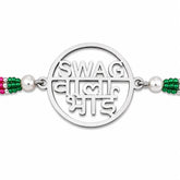 Mashha 925 silver Swag Wala Bhai Silver Rakhi Mashha