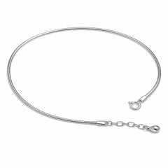 Mashha 925 Silver Silvara Snake Chain Anklet Mashha