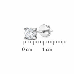 Mashha 925 Silver Classic Men’s Stud Piercing (Extra Small) oval Mashha