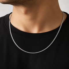 Mashha 925 silver rhodium plated Legacy Chain for men & women Mashha