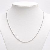 Mashha 925 Sterling Silver Rhodium Plated Legacy Ball Chain Mashha