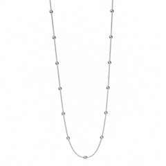 Mashha 925 Sterling Silver Rhodium Plated Celeste Bead Chain Mashha