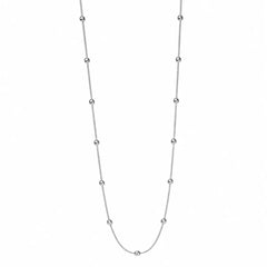 Mashha 925 Sterling Silver Rhodium Plated Celeste Bead Chain Mashha