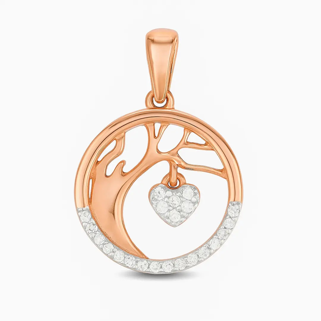 Rose gold Tree of Life Pendant Mashha