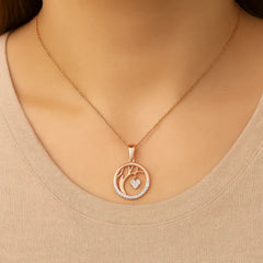 Rose gold Tree of Life Pendant Mashha