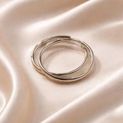 Mashha 925 Classic Silver Hoops