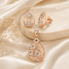 Mashha 925 Sterling Silver Starlit Weave Set