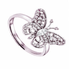Mashha 925 silver Sparkwing Adjustable Ring Mashha