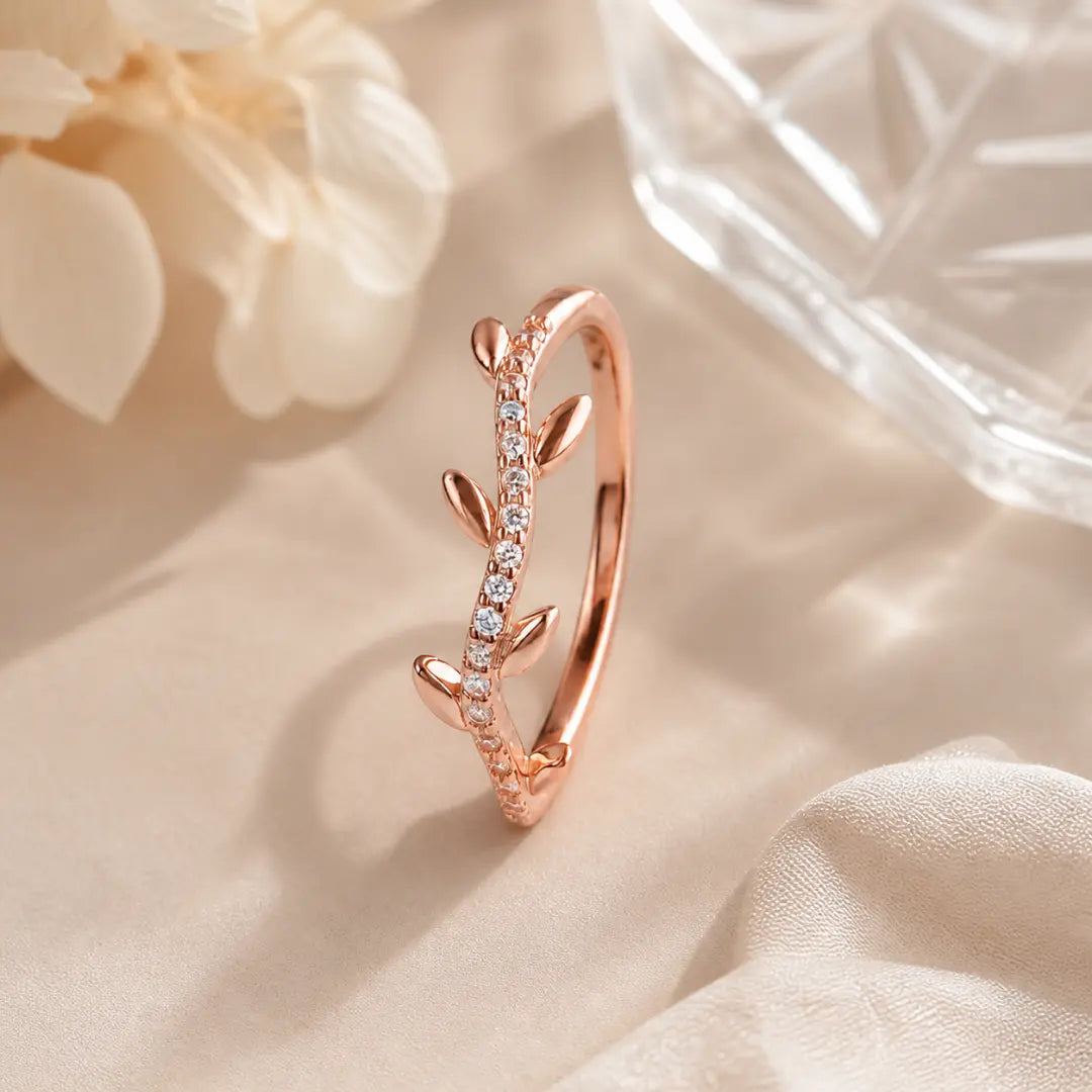 Mashha 925 Silver Pankhudi Spark Ring Mashha