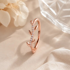 Mashha 925 Silver Pankhudi Spark Ring Mashha