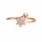 Mashha 925 Sweetheart Bloom Ring (Rose Gold) Mashha