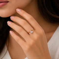 Mashha 925 Sweetheart Bloom Ring (Rose Gold) Mashha