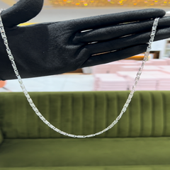 Mashha 925 Silver Edge Silver Chain (30 cms)