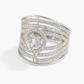 Mashha 925 Silver Celestia Radiance Ring