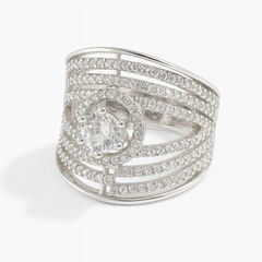 Mashha 925 Silver Celestia Radiance Ring