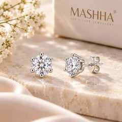 Mashha 925 silver Petite Spark Studs (piercing)