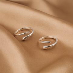 Mashha 925 Silver Adjustable Minimalist Toe Rings