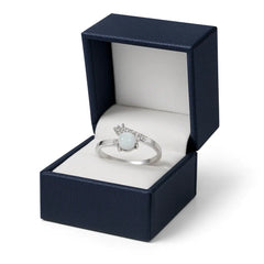 Opal Radiance 925 Silver Ring Mashha