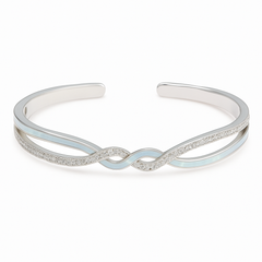 Mashha 925 Silver Eterna Weave Bangle