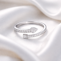 Mashha 925 Silver Arrow Wrap Ring