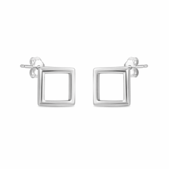 Mashha 925 Silver Minimalist Square Studs Mashha