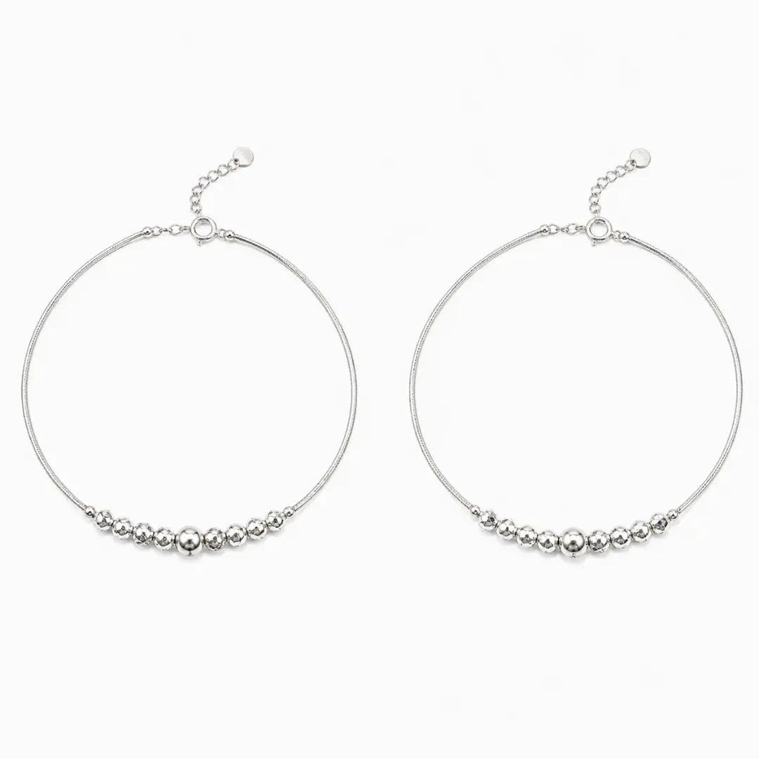 Mashha 925 Silver silvera Anklets Mashha