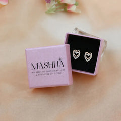 Mashha 925 Silver Noor-e-Dil Studs Mashha