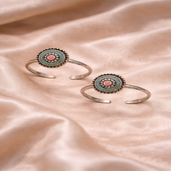 Mashha 925 Silver Tribal Enamel Toe Ring