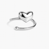 Silver Heart Ring (adjustable)