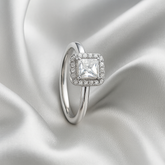 Radiant Halo Princess Ring (Adjustable)