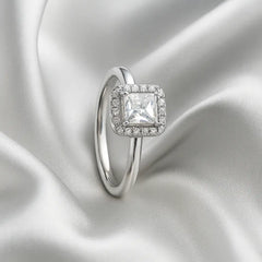 Radiant Halo Princess Ring (Adjustable) Mashha