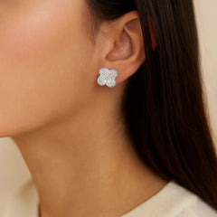 Mashha 925 Silver Phool Earrings Mashha