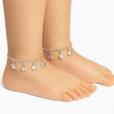 Mini Elephant Charm Anklets