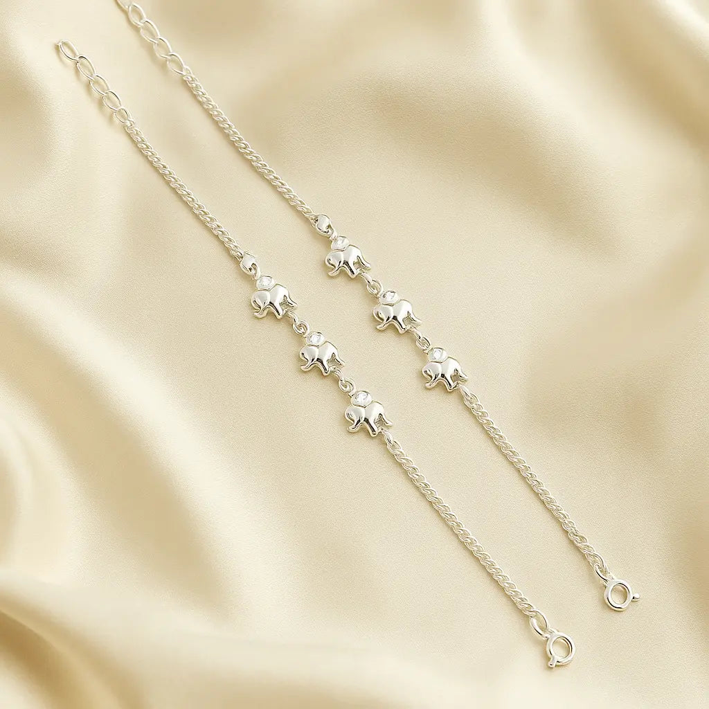 Mini Elephant Charm Anklets for kids Mashha
