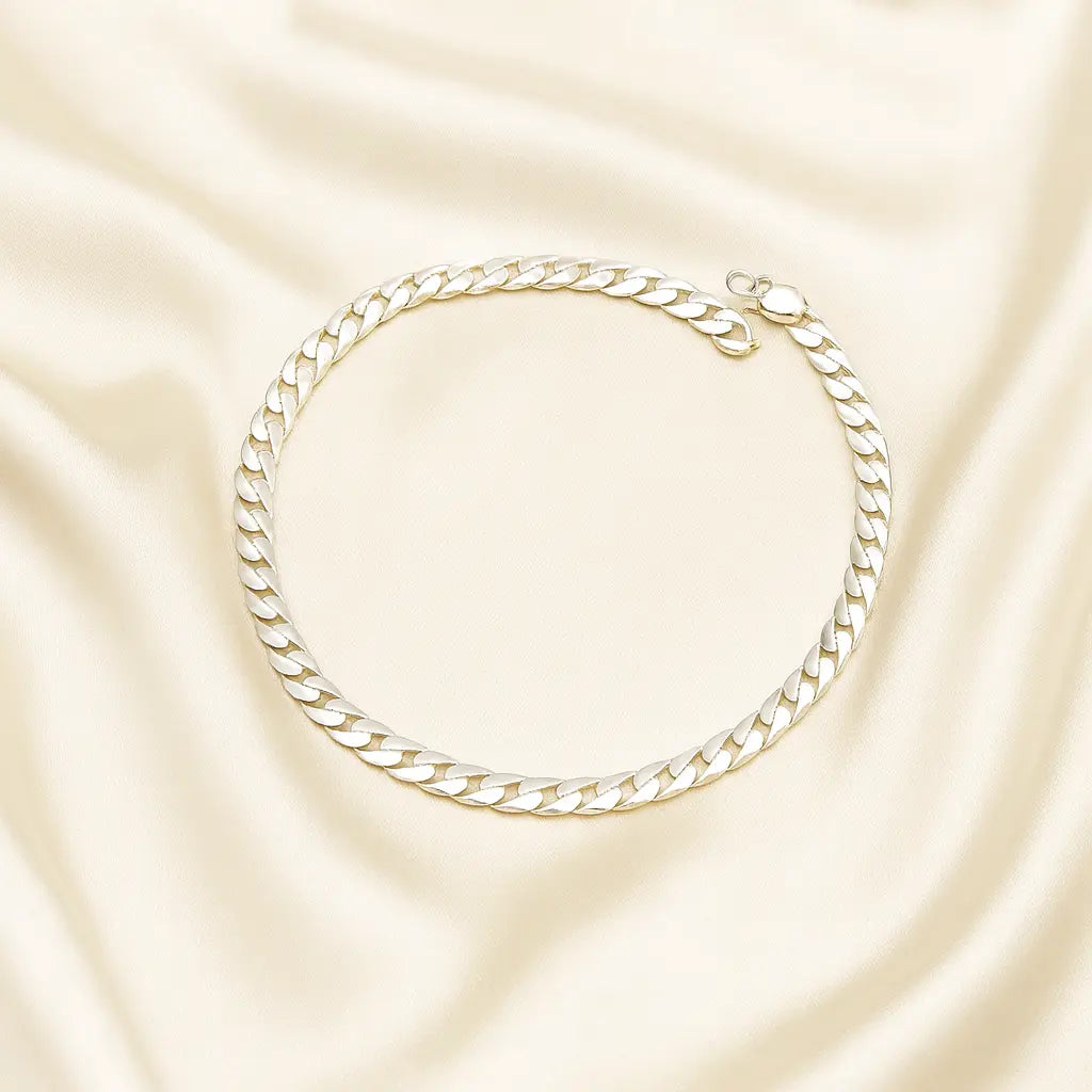 Classic Curb Chain Bracelet Mashha