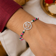 Mashha 925 Silver Om Bandhan Rakhi Mashha