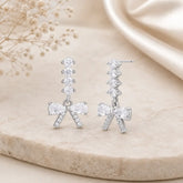 Mashha 925 Silver Bowtiful Chaos Earrings Mashha