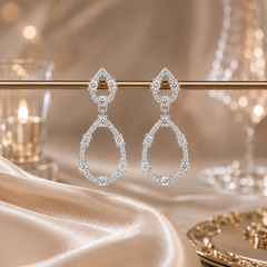 Mashha 925 Silver She Is Born Diva Earrings Mashha