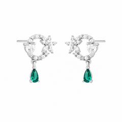 Mashha 925 Silver Paan Shaandaar Earrings Mashha