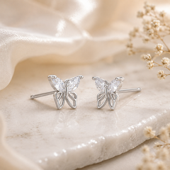 Mashha 925 Silver Let Her Fly Earrings Mashha