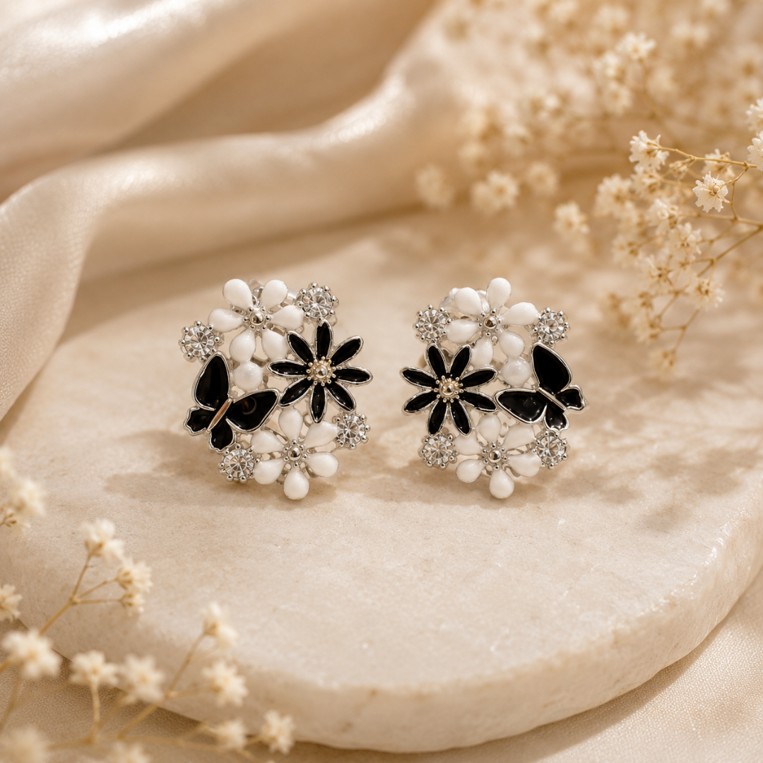 Mashha 925 Silver The Blooming way Earrings Mashha