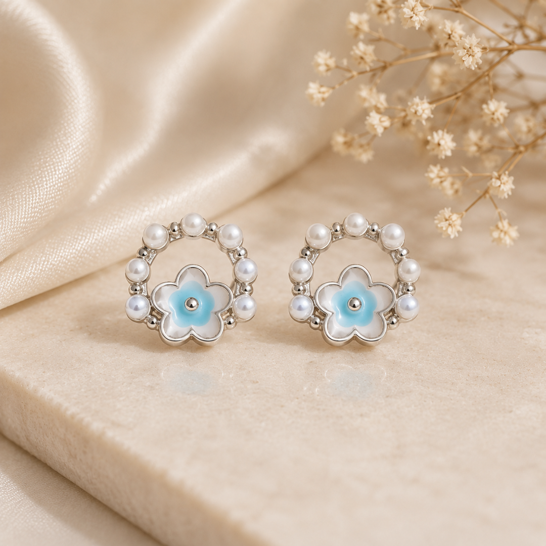 Mashha 925 Silver Simply Shorty Earrings Mashha