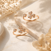 Mashha 925 Silver Bloom Charm Toe Ring Mashha