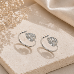 Mashha 925 Silver Nature’s Grace Toe Ring Mashha