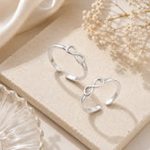 Mashha 925 Silver Infinity Toe Rings Mashha