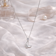Silver Butterfly Pendant