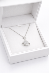Mashha 925 Silver Cosmic Love Pendant |Anti tarnish| water-resistant |Luxury packaging